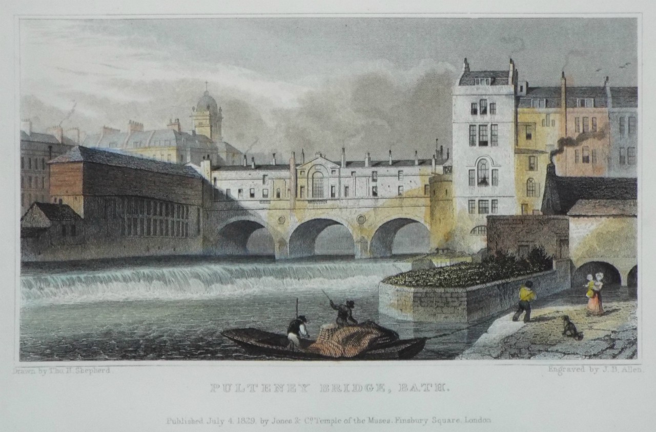 Print - Pulteney Bridge,  Bath - Allen